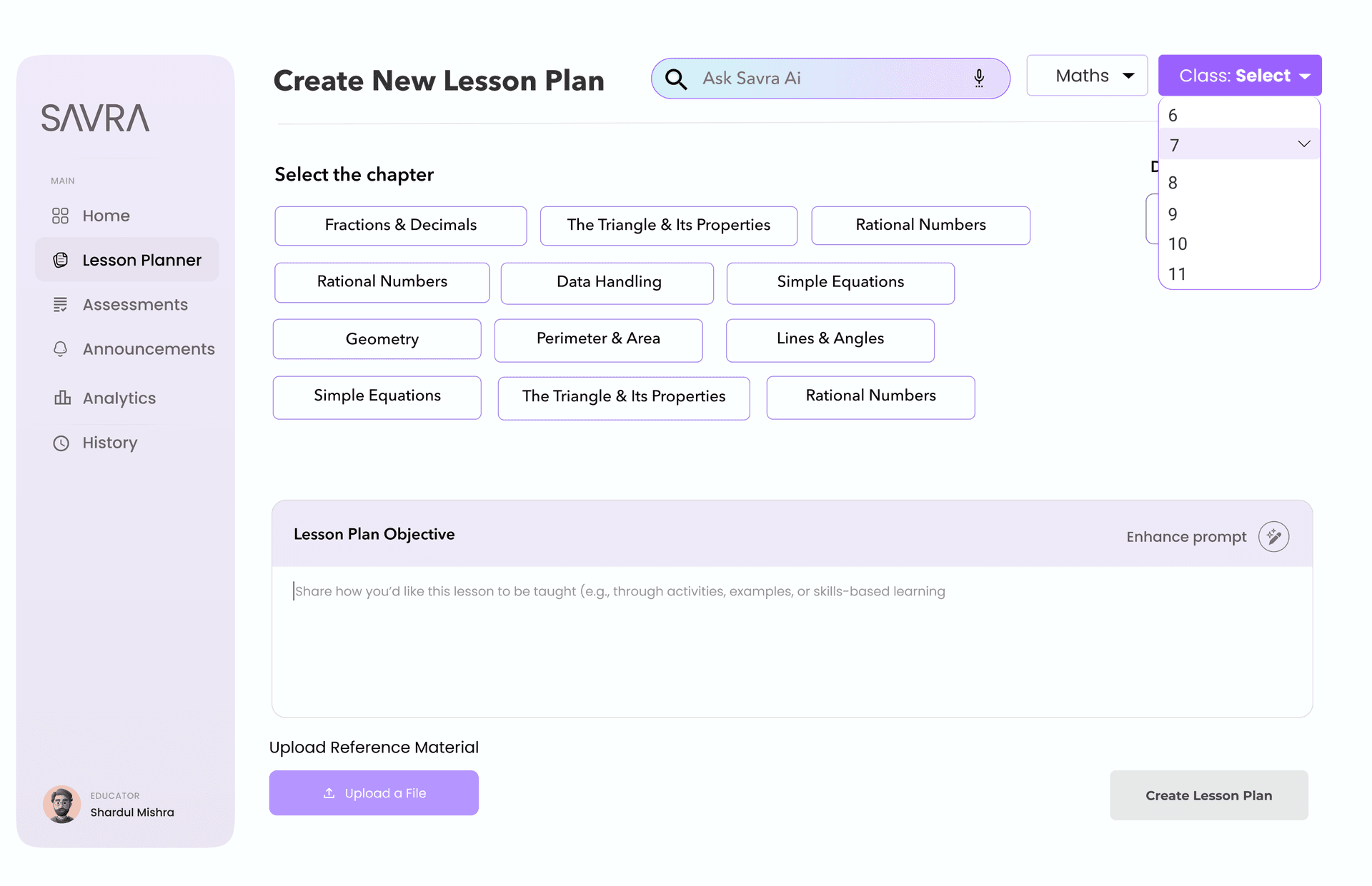Web Application Mockup